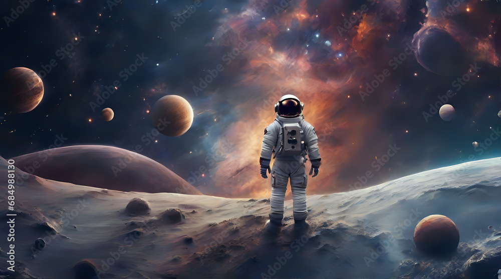 Obraz premium alien planet in space