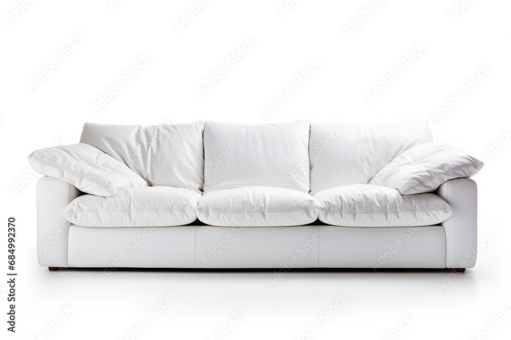 Comfy sofa isolated in white background Comfy sofa isolated in white background