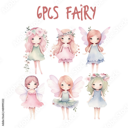 fairy watercolor set photo