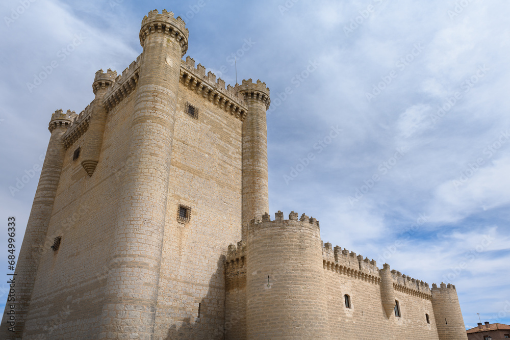Castle of Fuensaldana, Valladolid province, Spain