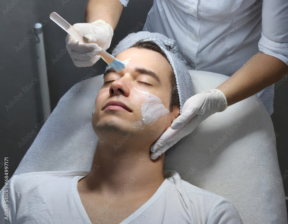 Men's spa retreat: rejuvenating peel session