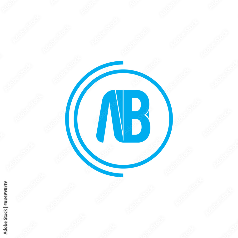 AB Letter logo Design Template Vector. Modern letters A B, A&B Alphabet icon AB Letter logo Design Template Vector. Modern letters A B, A&B Alphabet icon