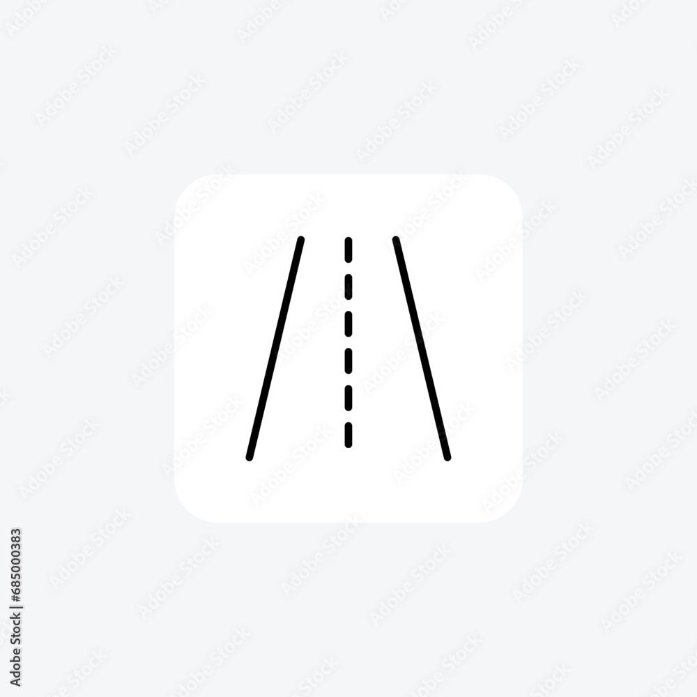 Highway, Freeway, Express Lane,Line Icon, Outline icon, vector icon, pixel perfect icon Highway, Freeway, Express Lane,Line Icon, Outline icon, vector icon, pixel perfect icon