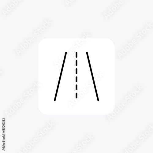 Highway, Freeway, Express Lane,Line Icon, Outline icon, vector icon, pixel perfect icon