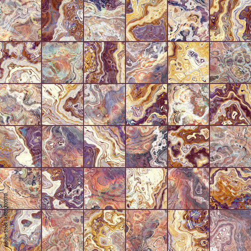 Abstract Marble texture. Fractal digital Art Background. High Resolution. Can be used for background or wallpaper © kastanka