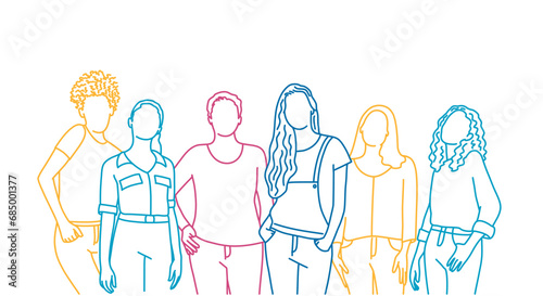 Happy women or girls
