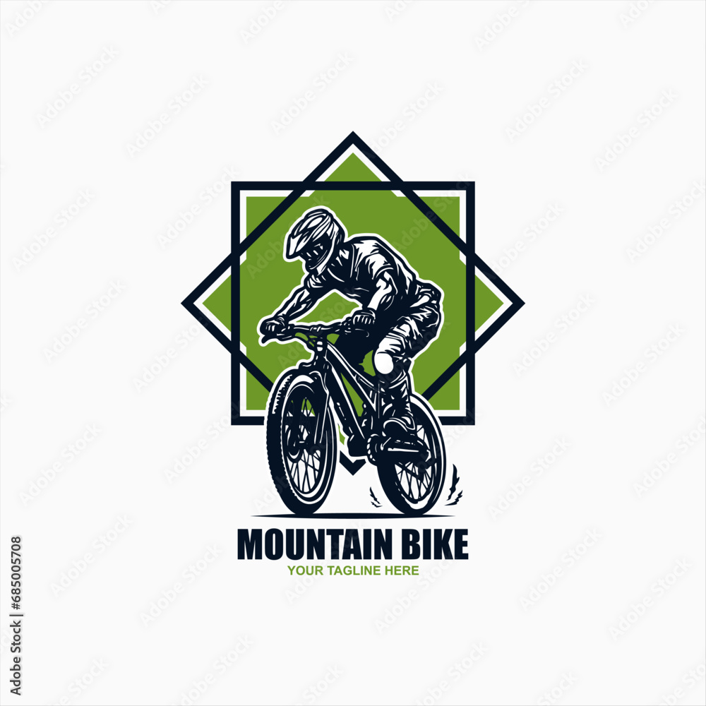 Adventure Bike Icon Logo Design Element Adventure Bike Icon Logo Design Element