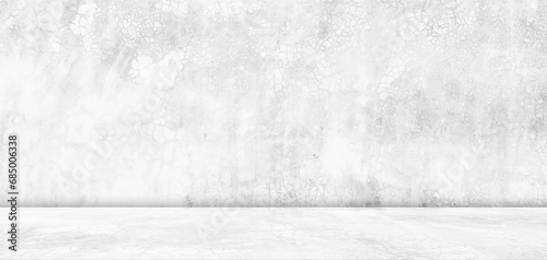 Fototapeta Naklejka Na Ścianę i Meble -  Background White Wall Grey Studio Floor Kitchen Table Platform Foom Gray 3d Cement Mockup Scene Light Shadow Backdrop Concrete Place Product Empty Loft Workshop Shelf Bg Minimal Mockup Display Bar.