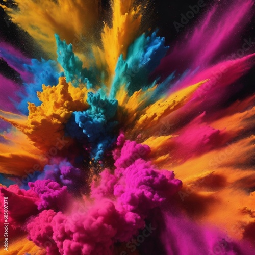 Explosive Harmony of Colors, The Ultimate Color Explosion, A Burst of Palettes