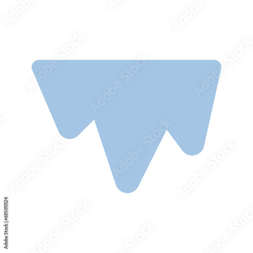 icicle flat icon