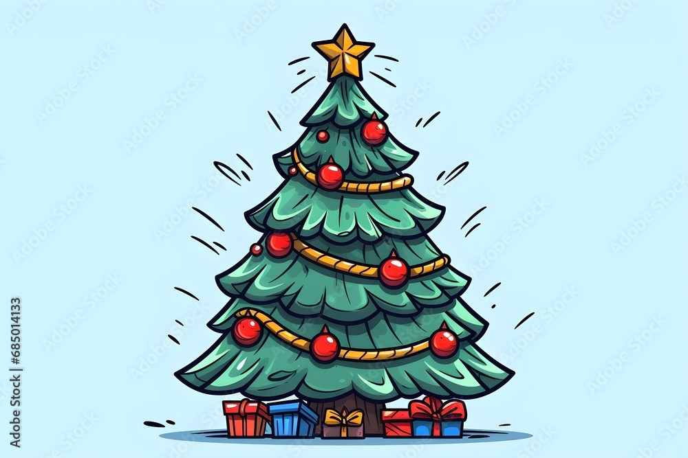2D christmas tree 2D christmas tree