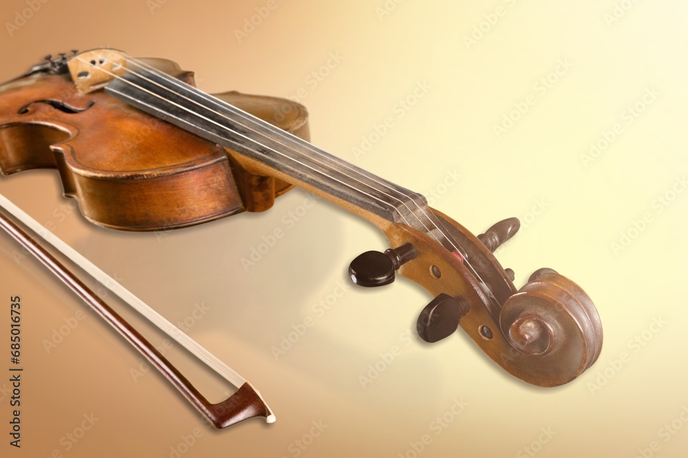 Fototapeta premium Violin string music classic instrument