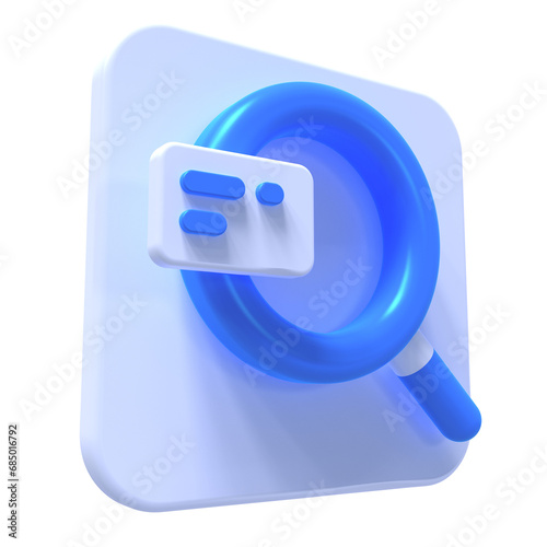 Render illustration. Simple icon for web and app. Modern trendy design. Transparent background. Format png
