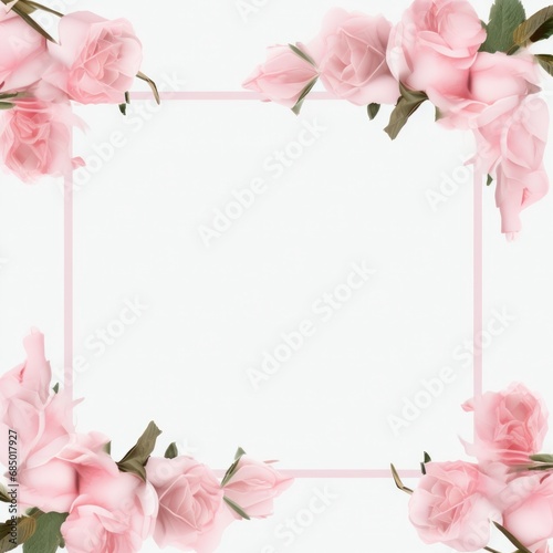 rose frame template for free, royalty free