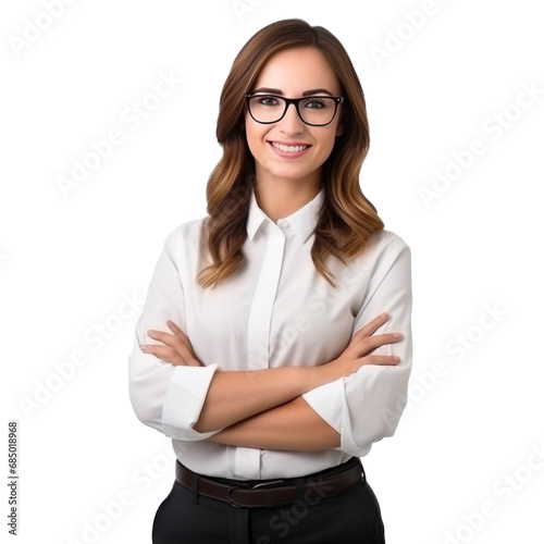 beautiful school teacher isolated
