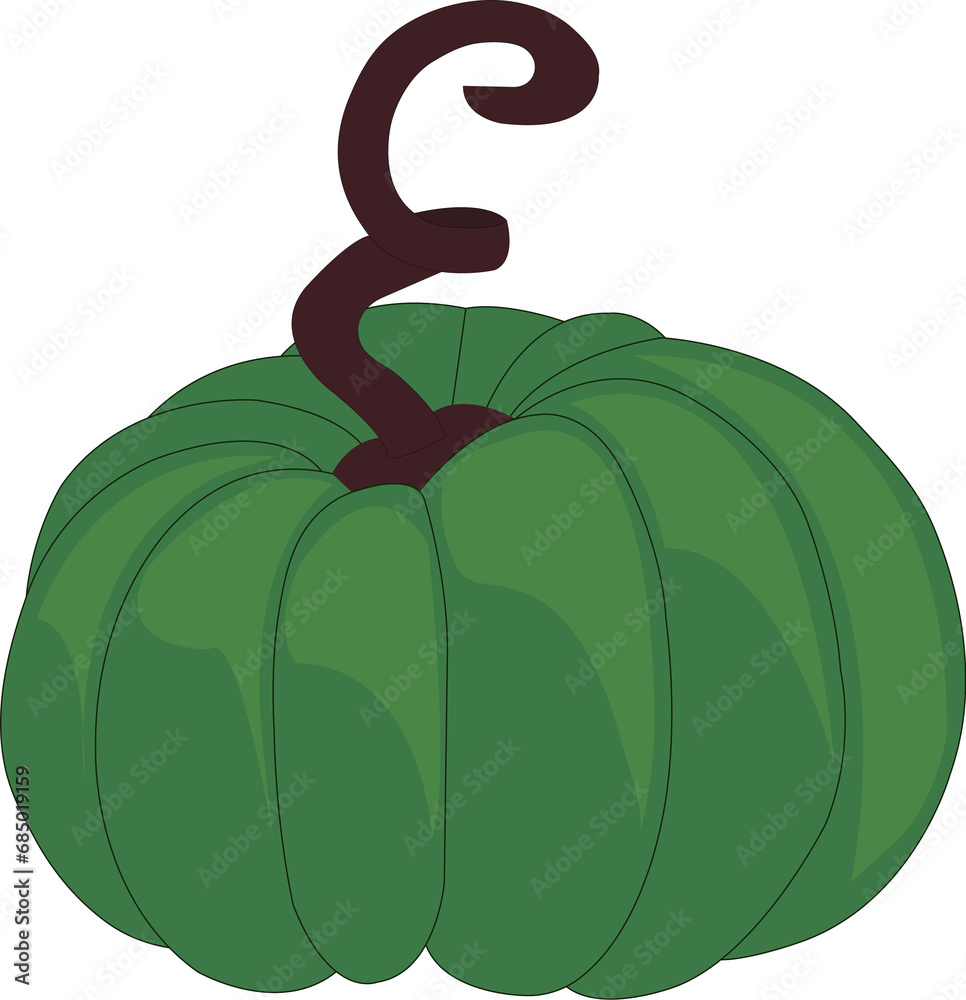 Obraz premium Green Pumpkin