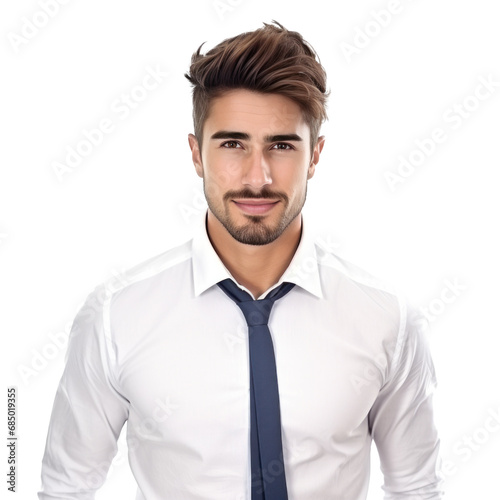 handsome man isolated