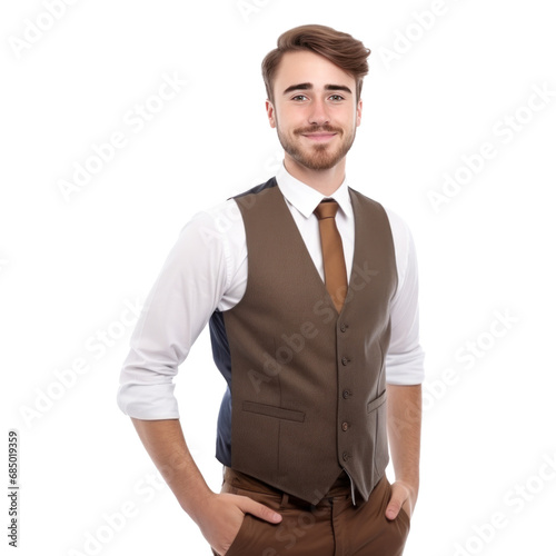handsome man isolated