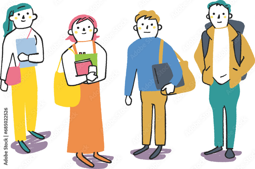 若い人々 学生 セット イラスト素材
若い人々 学生 セット イラスト素材