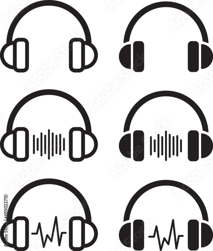 ヘッドホン　アイコン