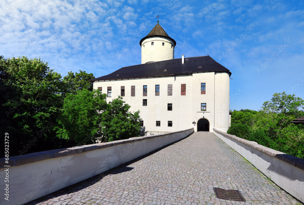 Rychmburk Castle is located near the village of Předhradí in the district of Chrudim and the Pardubice
