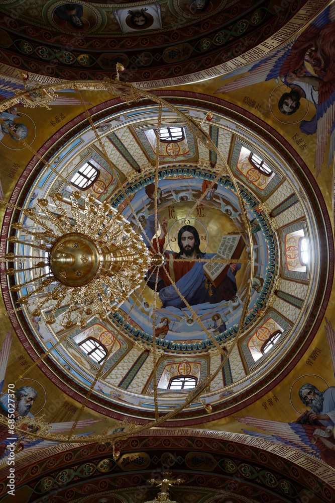 Church dome, Curchi monastery, Moldova