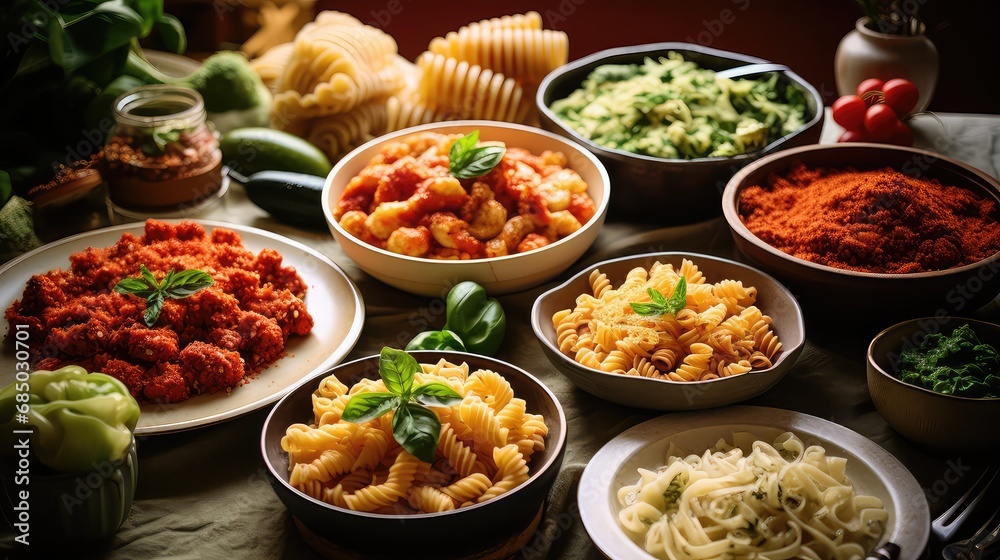 pasta cuisine vegan food italian illustration pizza risotto, gnocchi caprese, tiramisu gelato pasta cuisine vegan food italian