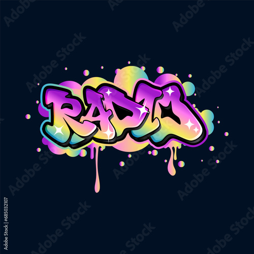 graffiti lettering typography art illustration