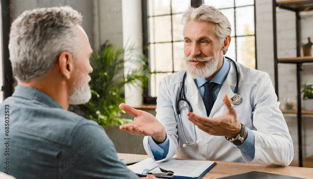 Experienced doctor at work Experienced doctor at work