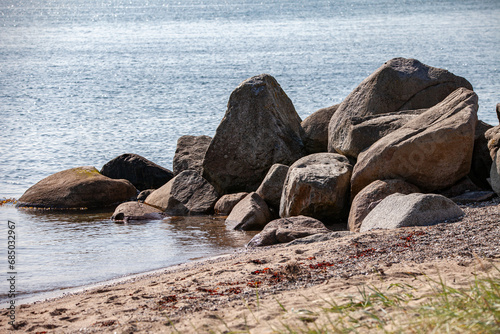 Rocks at the Shore of the Baltic Sea