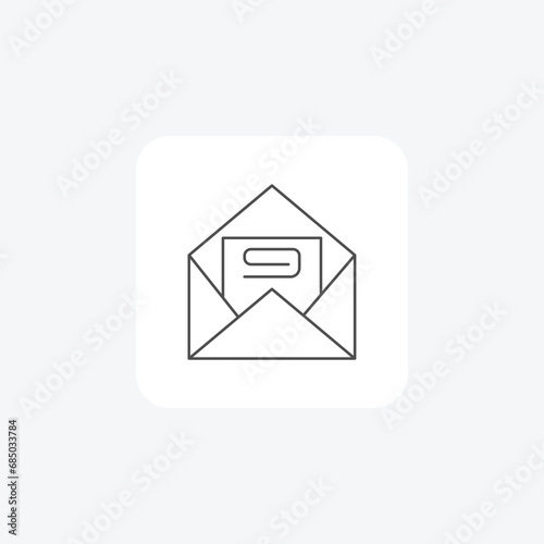 Email, Electronic Mail, Communication,icon thin line icon, grey outline icon, pixel perfect icon