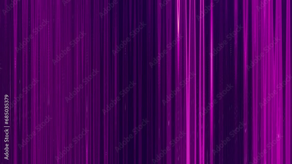 Glowing magenta pink purple vertical stripes and light leaks on dark violet background 4K. Abstract ripples effect. Striped texture. Disco vibes. Neon glow lines flow. Loop animation. Flash in night Glowing magenta pink purple vertical stripes and light leaks on dark violet background 4K. Abstract ripples effect. Striped texture. Disco vibes. Neon glow lines flow. Loop animation. Flash in night