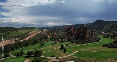 4k drone Golf Course in Red Rocks 3/5 photo