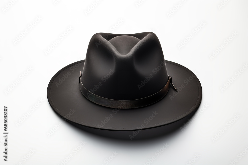 Black hat layout without inscriptions Black hat layout without inscriptions