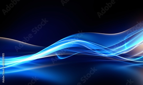 futuristic blue lines with lines graphic vector, dynamic energy flow, futuristic spacecraft design, glowing lights