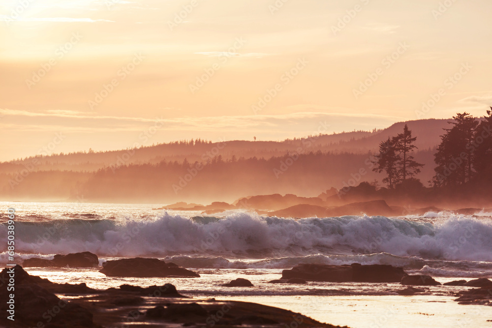 Fototapeta premium Sea sunset