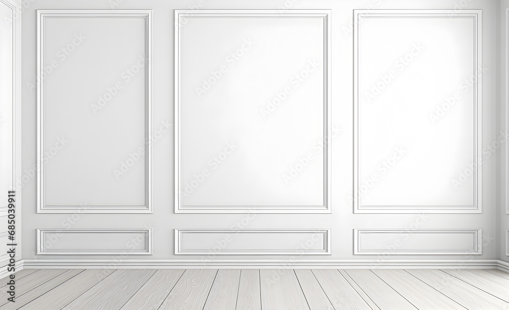 White classic wall background with copy space. White classic wall background with copy space.