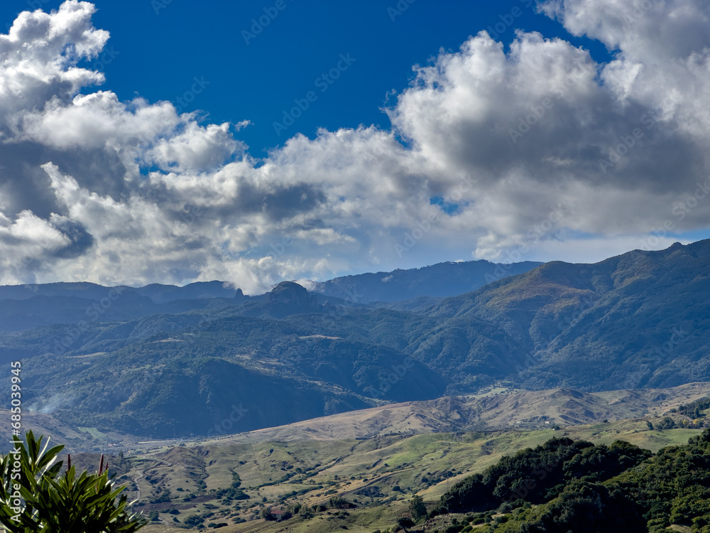 Panoramic view of the Aspromonte national park Panoramic view of the Aspromonte national park