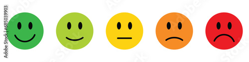 feedback emojis icon set