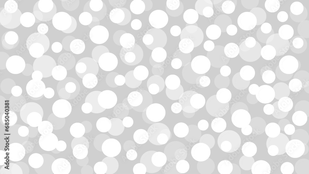 Grey and white background seamless pattern with dots