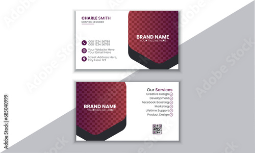 Professional business card template 

