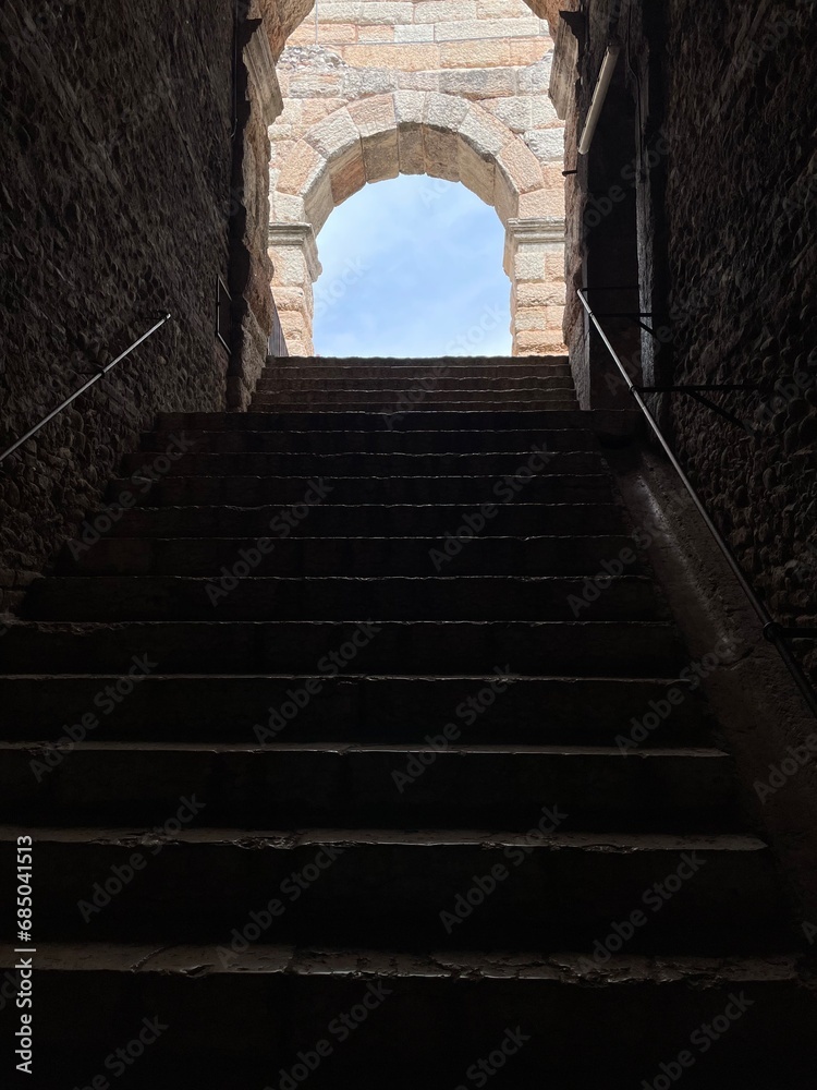 stairway in arena verona