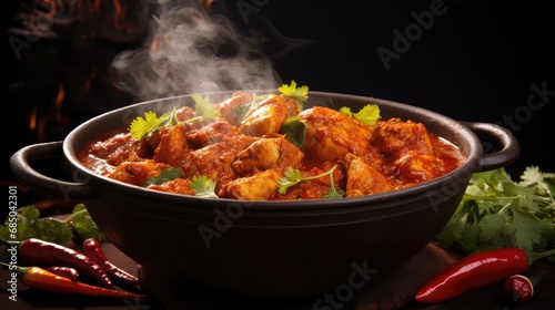 curry hot indian food steaming illustration biryani masala, vindaloo samosa, naan chutney curry hot indian food steaming photo