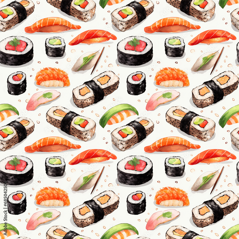 set of sushi
