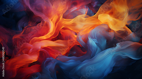 fire flames background, Blue Orange Smoke Images