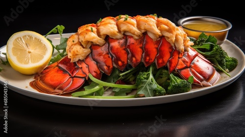 lobster delicious seafood food elegant illustration tasty fresh, gourmet restaurant, ocean shellfish lobster delicious seafood food elegant