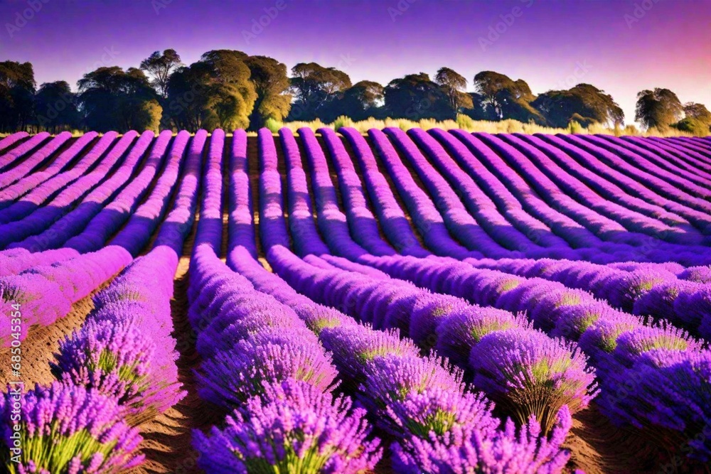 Fototapeta premium lavender field in region