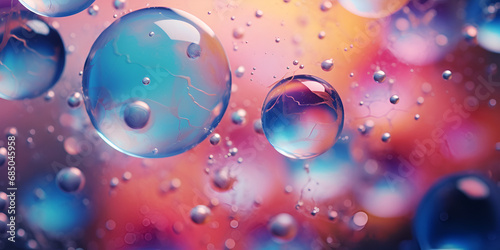 A mesmerizing display of bubbles floating on top of each other Colorful soap Bubble Background Image Vibrant blue sphere reflects beauty in nature fresh water drop Ai Generative