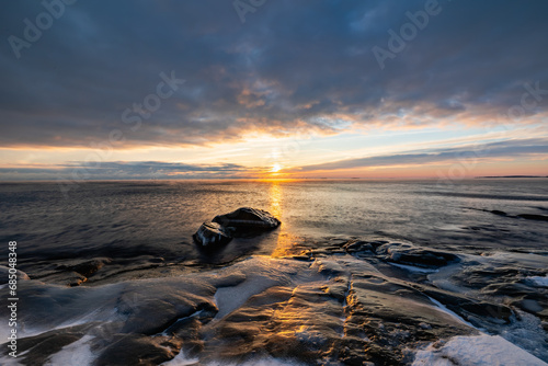 Fototapeta Naklejka Na Ścianę i Meble -  sunset over the sea