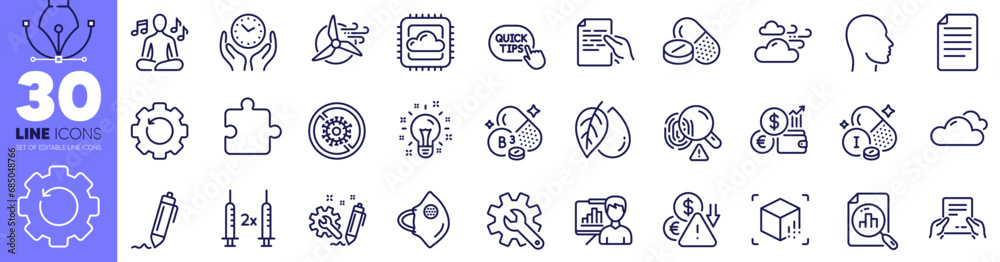 Receive file, Mineral oil and Cloud computing line icons pack. Coronavirus vaccine, Customisation, Windy weather web icon. File, Head, Stop coronavirus pictogram. Cloudy weather. Vector Receive file, Mineral oil and Cloud computing line icons pack. Coronavirus vaccine, Customisation, Windy weather web icon. File, Head, Stop coronavirus pictogram. Cloudy weather. Vector